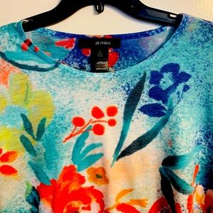 Ali Miles Designer Print Tunic Sz S